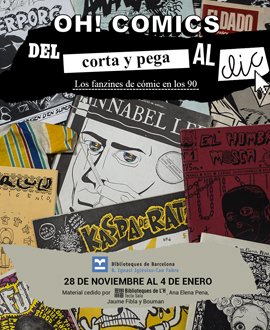 Expo: Del corta y pega al clic: loss fanzines de cómic en los 90