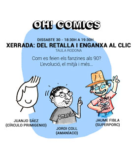 Activitat: Del retalla i enganxa al clic: els fanzines de còmic als 90
