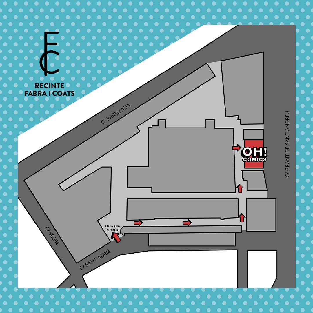 Plano del recinto de Fabra i Coats