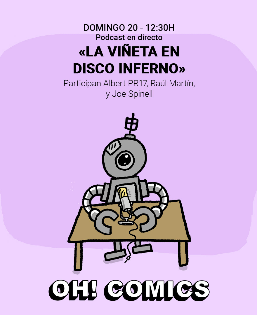 Podcast en directo de «La Viñeta en Disco Inferno»
